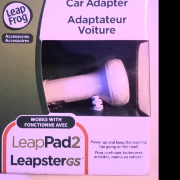Leapfrog-Leappad 2/ Leapster GS Car Charger Charging 6ft Cable Adapter-Sealed - Picture 2 of 6